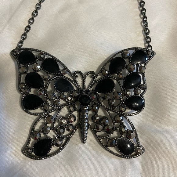 Jewelry - 🎀Beautiful Black Butterfly Necklace🎀